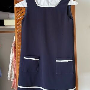 Girl’s Navy Blue Dress, very French. Size 4